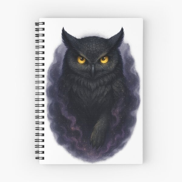 Item preview, Mystic Owl of Shadows – Golden Eyes & Purple Smoke designed and sold by SarahsSZN.