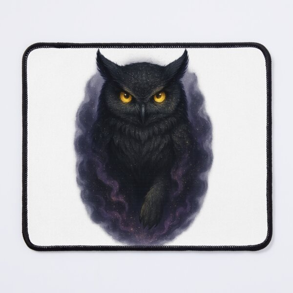 Item preview, Mystic Owl of Shadows – Golden Eyes & Purple Smoke designed and sold by SarahsSZN.
