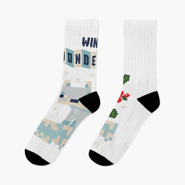 Item preview, Minecraft Christmas Winter Wonderland Cute Snow Fox Shot  designed and sold by RykerKare.