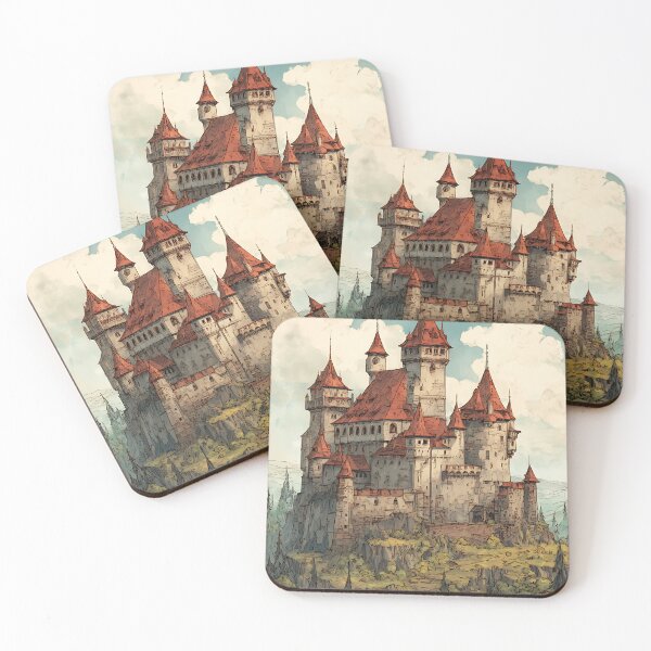 Item preview, Fantasy Medieval Castle designed and sold by bapupa.