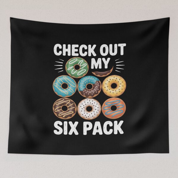 Item preview, Check Out My Six Pack Donut Gym  designed and sold by CombatTask.