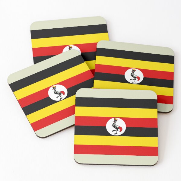 Item preview, Uganda Crested Colors – A Playful Twist on the Crane & Stripes designed and sold by Dany05117671.