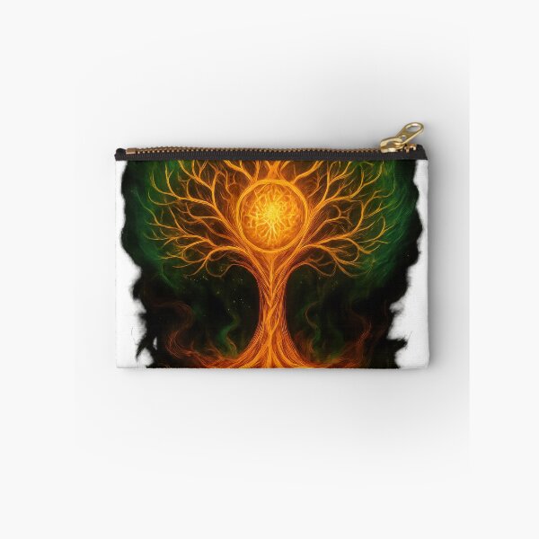Item preview, Mystic Emberwood – The Burning Green Tree of Life designed and sold by rocksuti.
