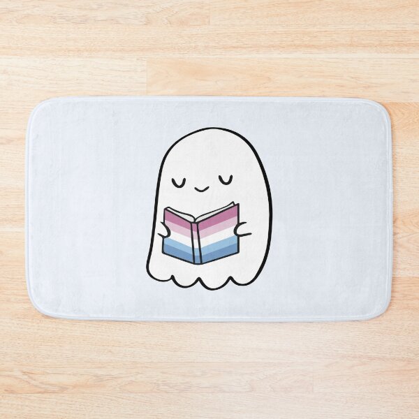 Item preview, Bigender Ghost Reading – Pastel Pride Book Cute Design designed and sold by Cannaxes Studio.