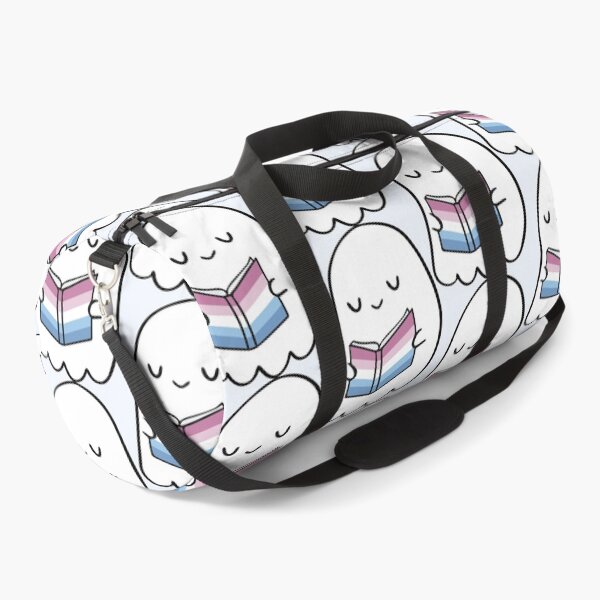 Item preview, Bigender Ghost Reading – Pastel Pride Book Cute Design designed and sold by Cannaxes Studio.
