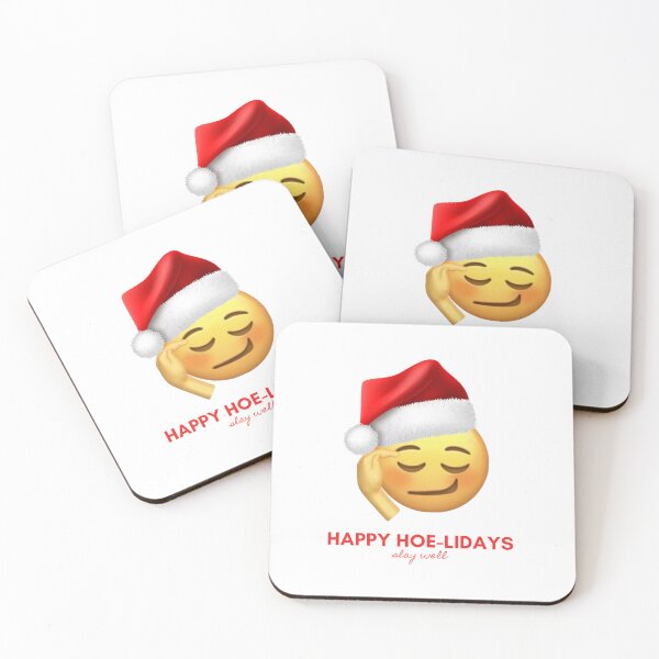 Item preview, Happy Hoe-lidays - Funny Christmas Design designed and sold by Crealice.