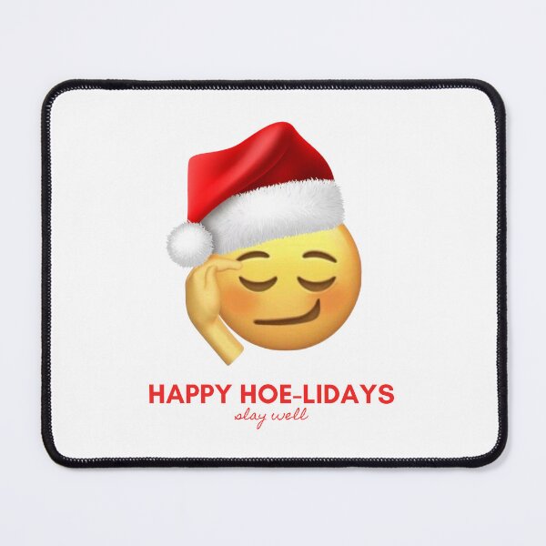 Item preview, Happy Hoe-lidays - Funny Christmas Design designed and sold by Crealice.