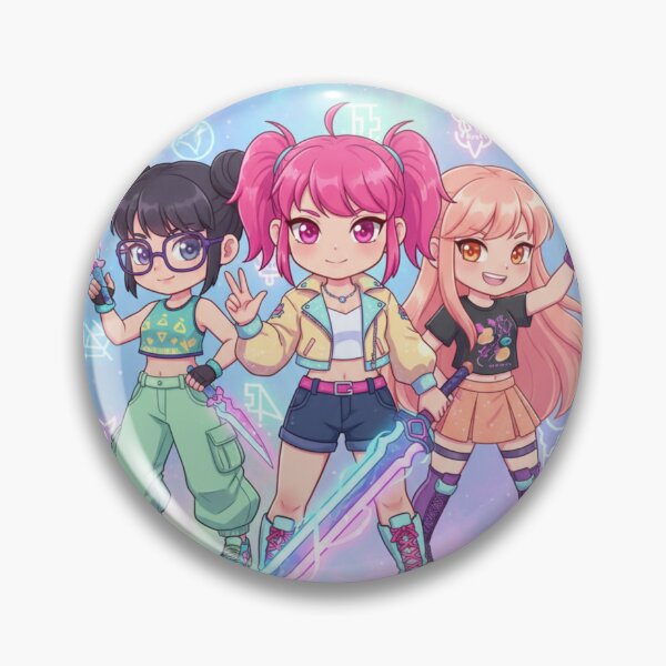 Item preview, Squad Activate! – Pastel Chibi Warrior Trio designed and sold by Ellie Creations.
