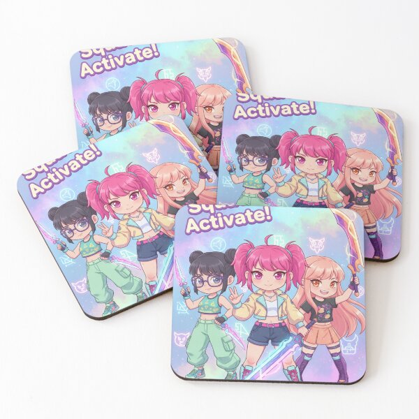 Item preview, Squad Activate! – Pastel Chibi Warrior Trio designed and sold by Ellie Creations.