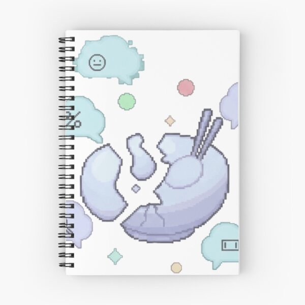 Item preview, Fragmented Thought Cloud - Pixel Anxiety Vibe designed and sold by jeamsarts.