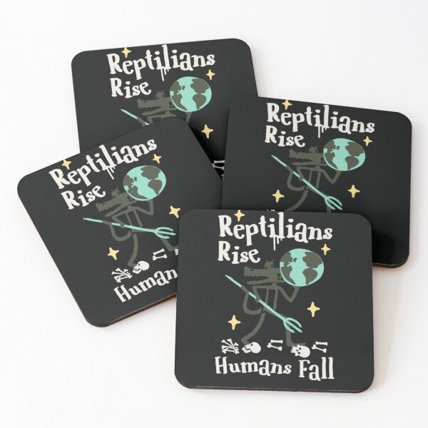 Item preview, Reptilians Rise Humans Fall | Conspiracy & Dark Humor designed and sold by Crowniex.