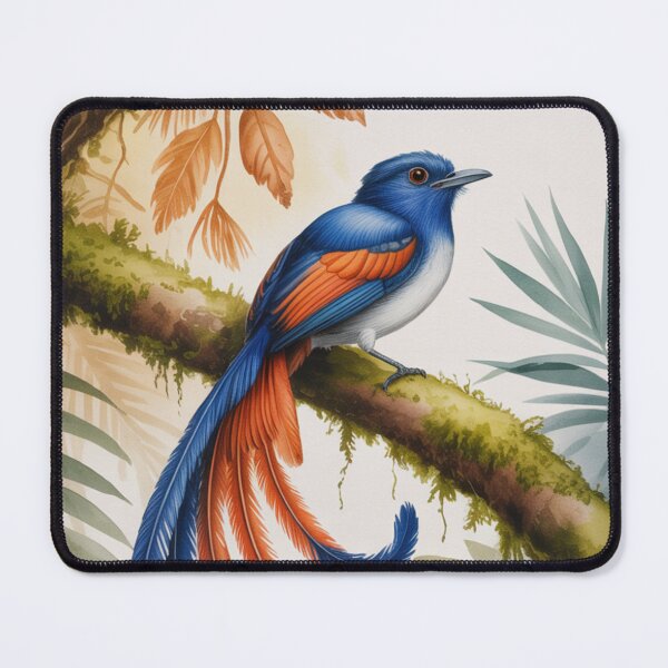 Item preview, Royal Flycatcher Iconic Bird of Madagascar designed and sold by WILDMADADESIGN.