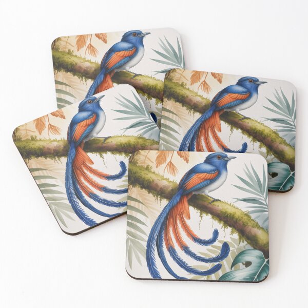 Item preview, Royal Flycatcher  Iconic Bird of Madagascar designed and sold by WILDMADADESIGN.