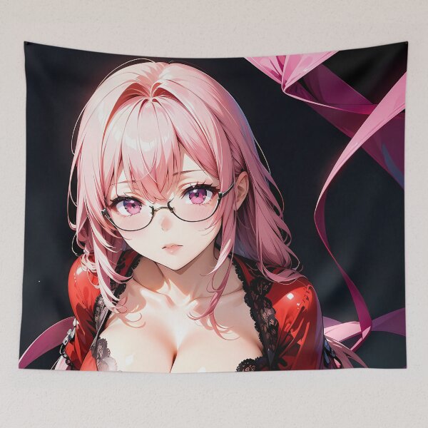 Item preview, Tsukishiro Yanagi Zenless Zone Zero Graceful Alluring Red Dress Waifu designed and sold by CarlosBender.