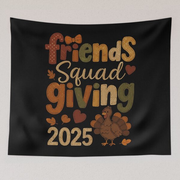 Item preview, Squad Humor Turkey Friends Party Friendsgiving Thankful 90s designed and sold by Daleburuling.