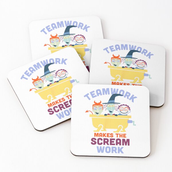 Item preview,  Nightmare Before Christmas Teamwork Makes the Scream Work  designed and sold by Carley Peter.