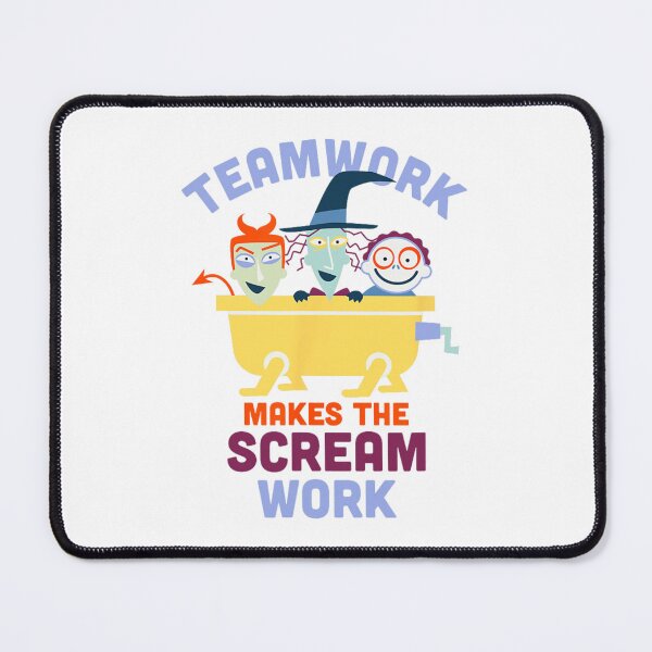 Item preview, Nightmare Before Christmas Teamwork Makes the Scream Work designed and sold by Carley Peter.