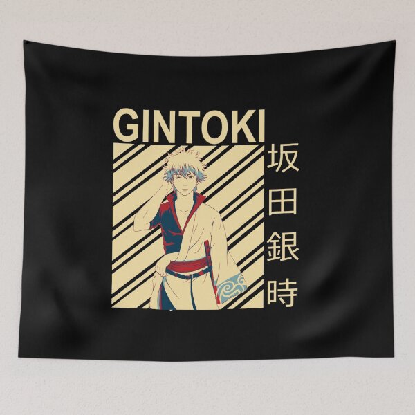 Item preview, Classic Gintoki Character Black Prints Essential  designed and sold by Huenfeldshop.