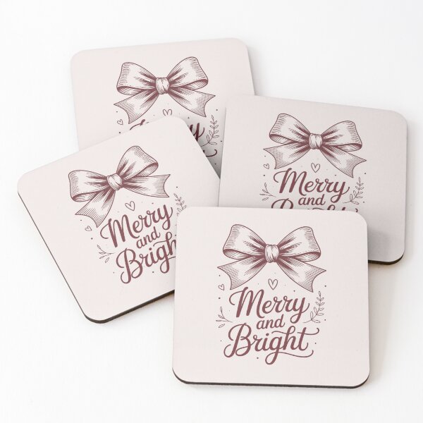 Item preview, Coquette Burgundy Bow – “Merry and Bright” Minimalist Christmas Design designed and sold by Graphicarium Shop.