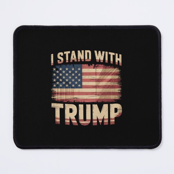 Item preview, I Stand With Trump Pro Trump Supporter Men Women V-Neck designed and sold by GamtosMintys.