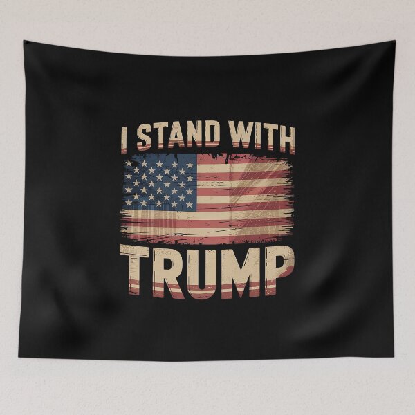 Item preview,  I Stand With Trump Pro Trump Supporter Men Women V-Neck designed and sold by GamtosMintys.