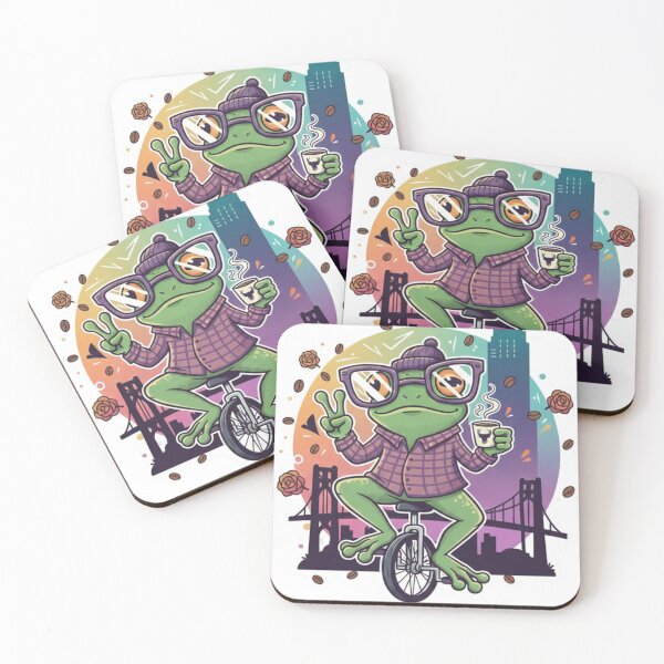 Item preview, Funky Portland Frog Cartoon | Quirky Pacific Northwest Vibe designed and sold by Raju2018.