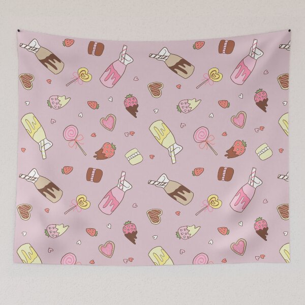 Item preview, Milkshakes and strawberries designed and sold by HarunaMcDesigns.