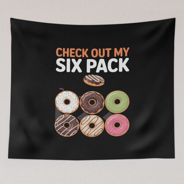 Item preview, Check Out My Six Pack, Of Donuts -  Joke  designed and sold by CombatTask.