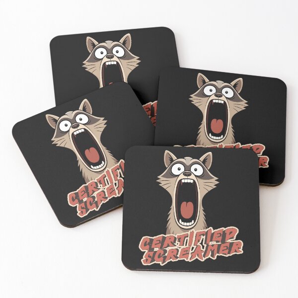 Item preview, Certified Screamer Raccoon – Funny Screaming Animal designed and sold by Ivy-Triggs.