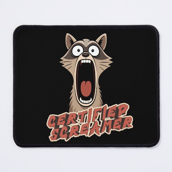 Item preview, Certified Screamer Raccoon – Funny Screaming Animal designed and sold by Ivy-Triggs.