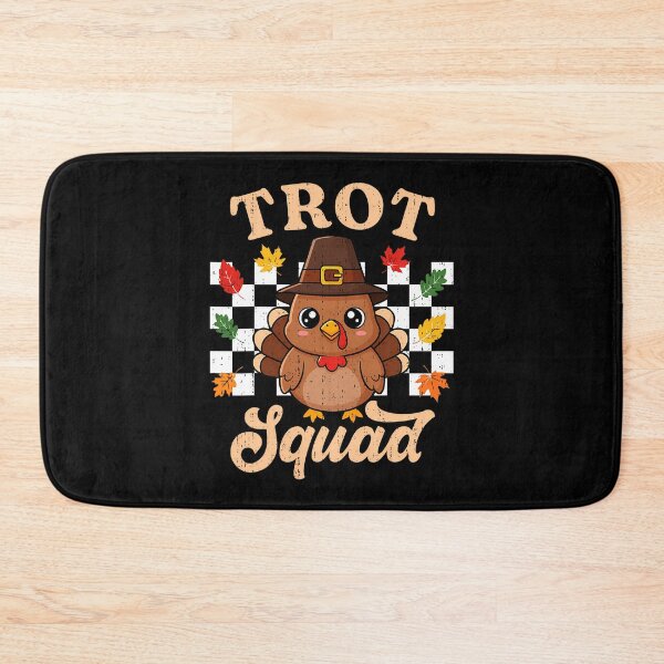 Item preview, Gobble Thanksgiving Happy Squad Cute Fall 80s Trot designed and sold by CalvinVanAuken.