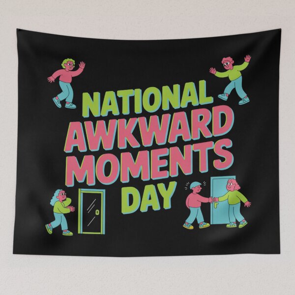 Item preview, National awkward moments day designed and sold by DreamOnShirts.