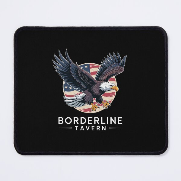 Item preview, Womens Borderline Tavern Eagle American Flag 4th of July V-Neck designed and sold by GamtosMintys.