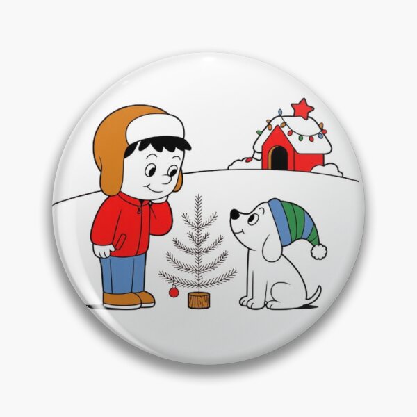 Item preview, Boy and Dog Under the Christmas Tree designed and sold by SztylishDesigns.