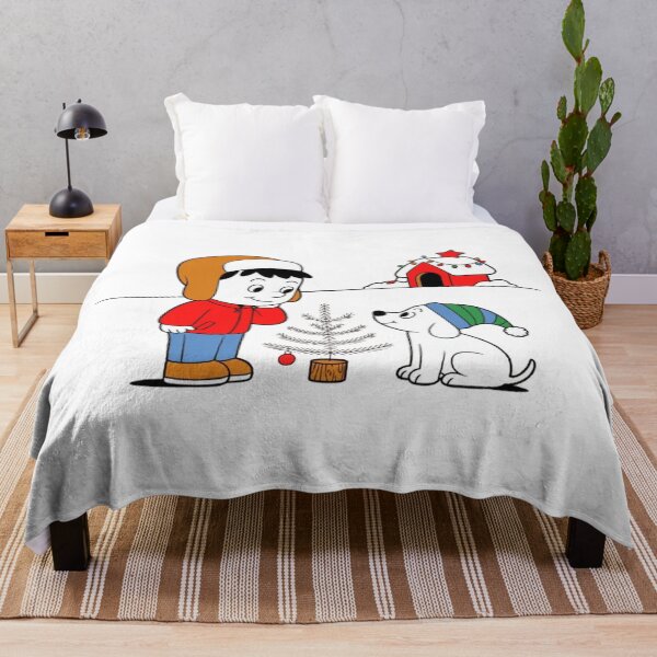 Item preview, Boy and Dog Under the Christmas Tree designed and sold by SztylishDesigns.