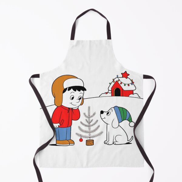 Item preview, Boy and Dog Under the Christmas Tree designed and sold by SztylishDesigns.