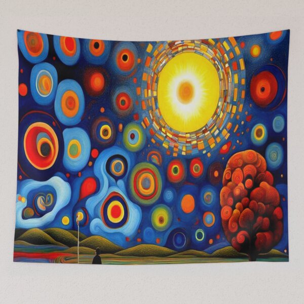 Item preview, Supernova night sky designed and sold by George Hutton Hunter.