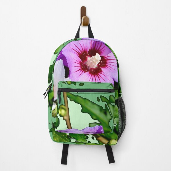 Item preview, Three hibiscus blossoms with green leaves – Colorful splendor / Swiss Artwork Photography designed and sold by Raphael Wolf.