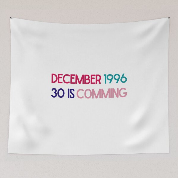 Item preview, December 1996  30 Is Coming Funny Milestone Birthday Design designed and sold by luckyhue.