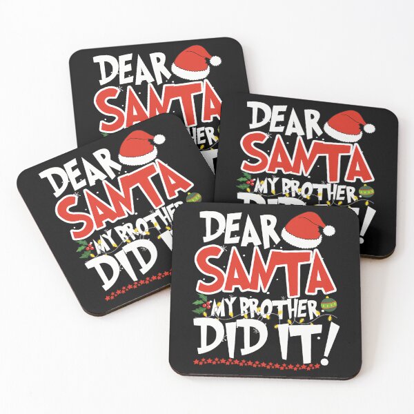 Item preview, Funny Christmas Did Retro My Brother Holiday It Vintage Santa Dear designed and sold by MediarMedic.
