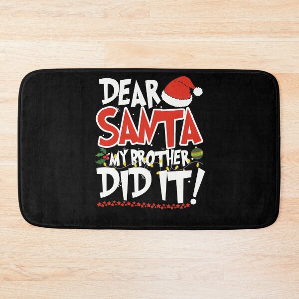 Item preview, Funny Christmas Did Retro My Brother Holiday It Vintage Santa Dear designed and sold by MediarMedic.