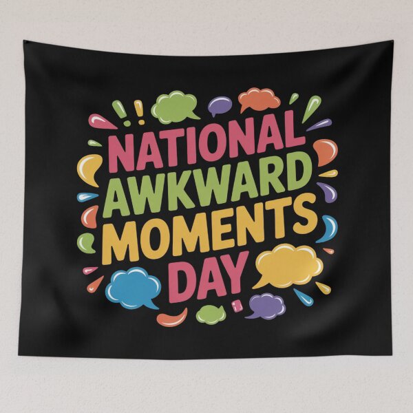 Item preview, National awkward moments day designed and sold by DreamOnShirts.