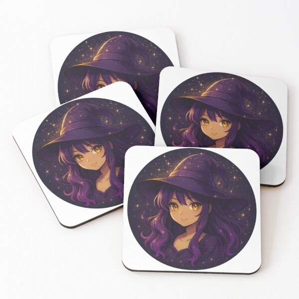 Item preview, Enchanted Witch Girl – Anime Magic Glow designed and sold by SarahsSZN.