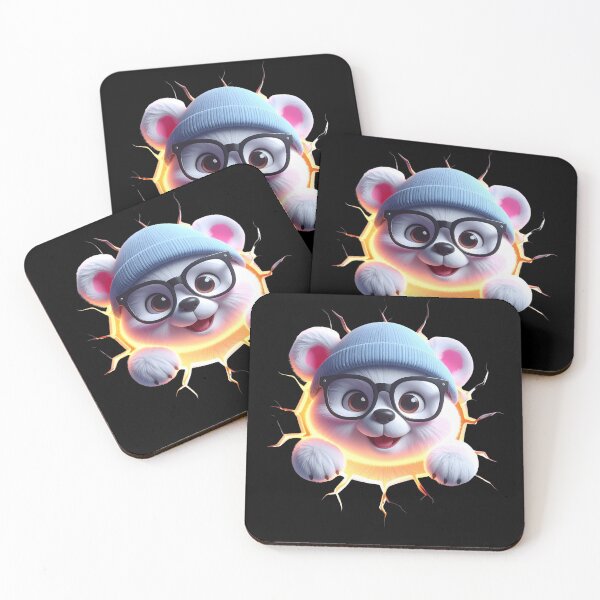 Item preview, Cute Fluffy Animal with Glasses and Beanie t-shirt  designed and sold by Alicjareign.