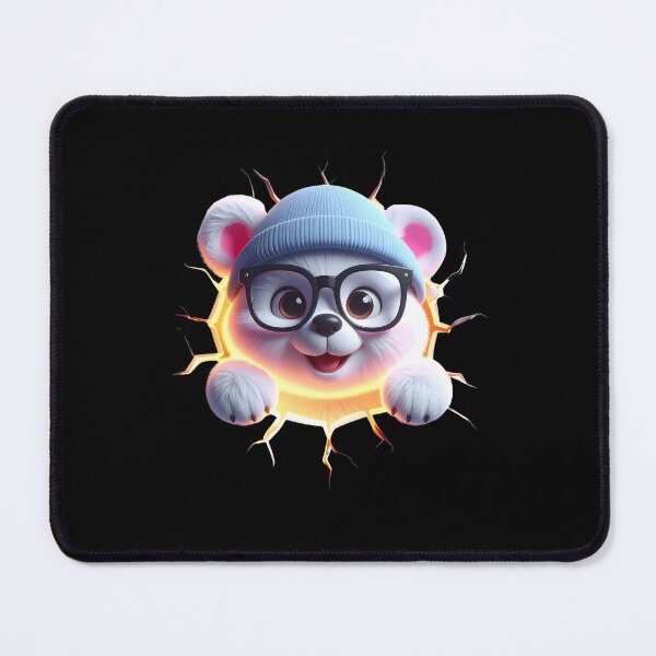 Item preview, Cute Fluffy Animal with Glasses and Beanie t-shirt designed and sold by Alicjareign.