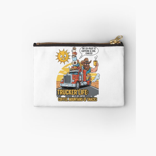 Item preview, Funny Trucker Cartoon Art | Big Rig Driving Humor Gift designed and sold by Raju2018.