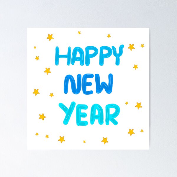 Item preview, Happy New Year Typography designed and sold by Abwer.