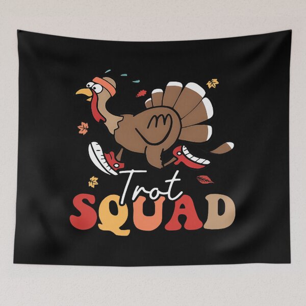 Item preview, 80s Gobble Cute Fall Happy Trot Thanksgiving Squad designed and sold by CalvinVanAuken.