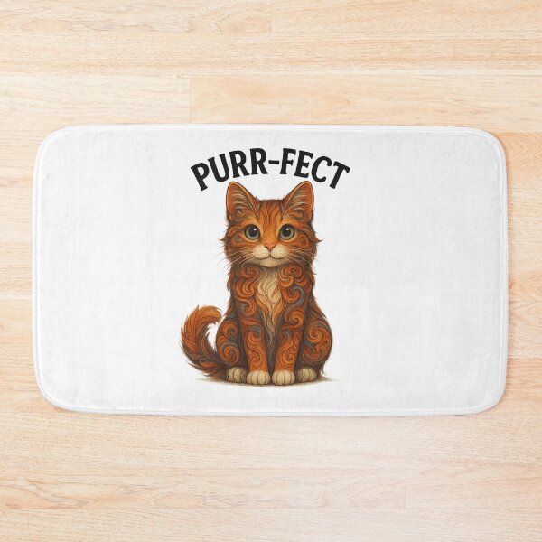 Item preview, Purr-fect Cat Illustration | Artistic Swirl Pattern Cat | Cute Cat Lover Art designed and sold by Gurjeetpixelart.