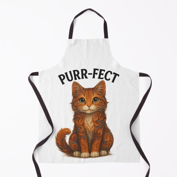 Item preview, Purr-fect Cat Illustration | Artistic Swirl Pattern Cat | Cute Cat Lover Art designed and sold by Gurjeetpixelart.